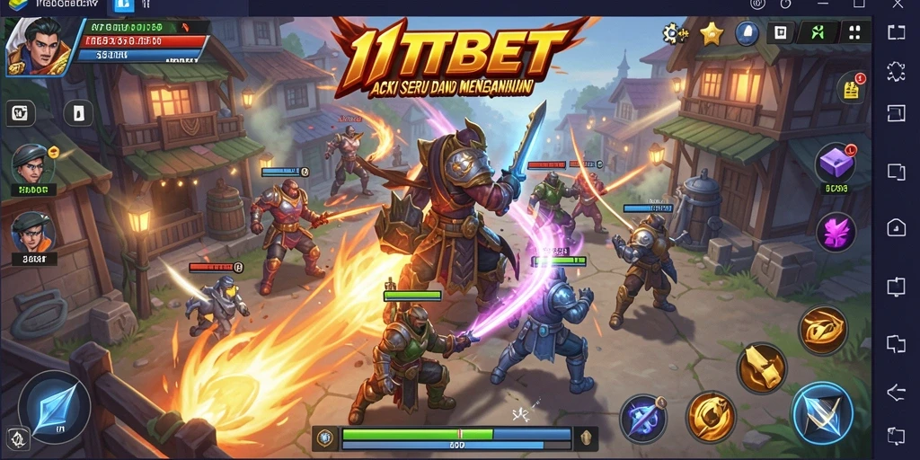 Tampilan gameplay menegangkan di 11TBET dengan aksi seru.