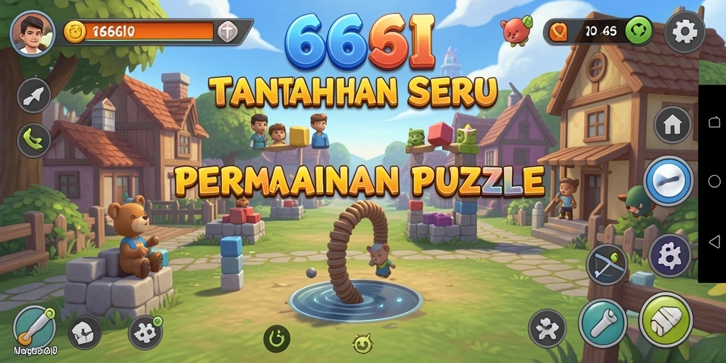 Gameplay seru dari 666I dengan berbagai teka-teki menarik.