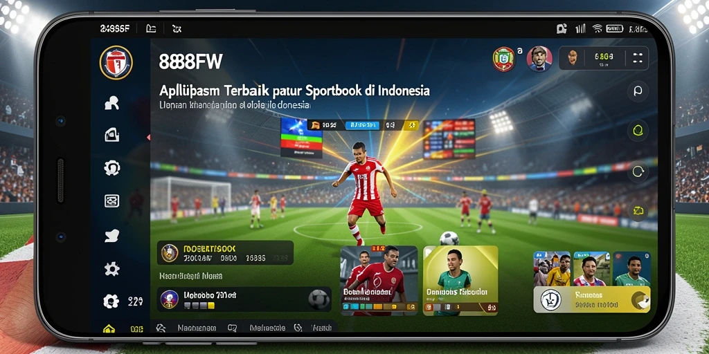 Tampilan gameplay menarik dari aplikasi Sportsbook 888FW.