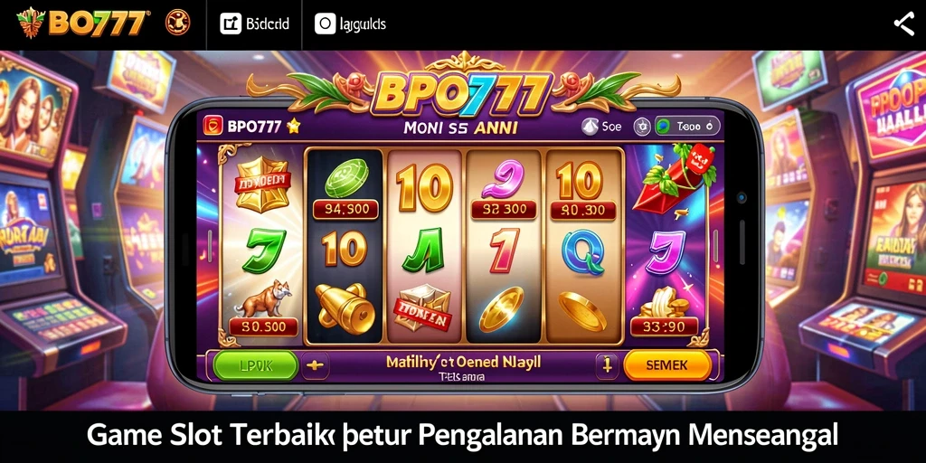 Tampilan menarik dari gameplay BPO777 yang memikat pemain Slot.