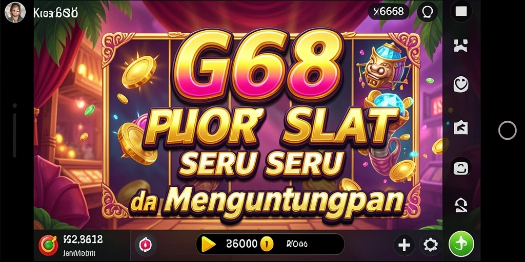 Screenshot G668 menampilkan gameplay Slot yang menarik dan penuh warna.