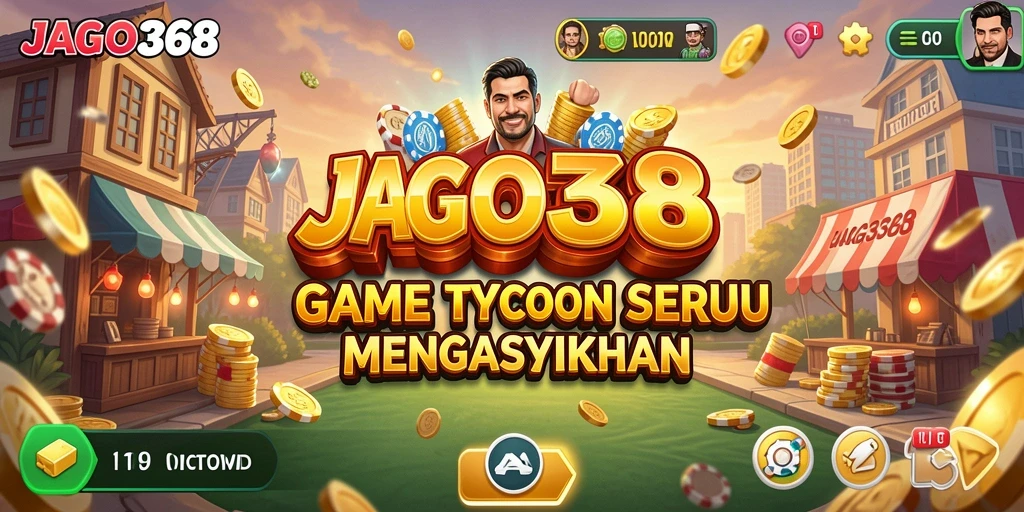 Tangkapan layar gameplay Tycoon yang menunjukkan manajemen bisnis yang menarik.