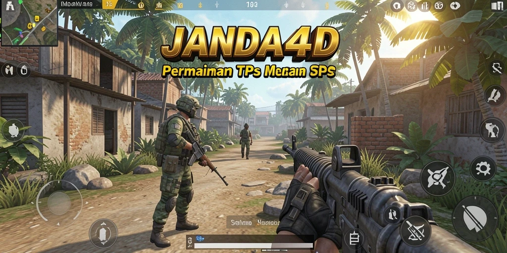 Screenshot gameplay JANDA4D menunjukkan aksi tempur yang mendebarkan.