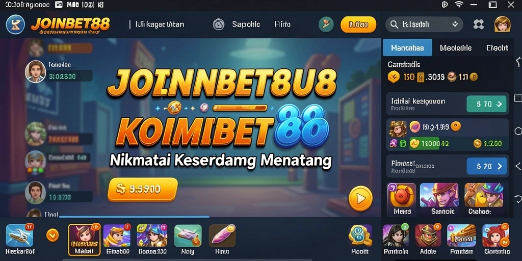 Tampilan gameplay utama JOINBET88 yang seru dan menantang.