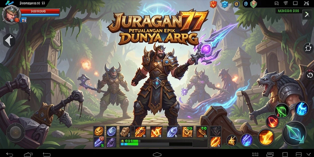 Tampilan gameplay JURAGAN77 yang mendebarkan di dunia ARPG.