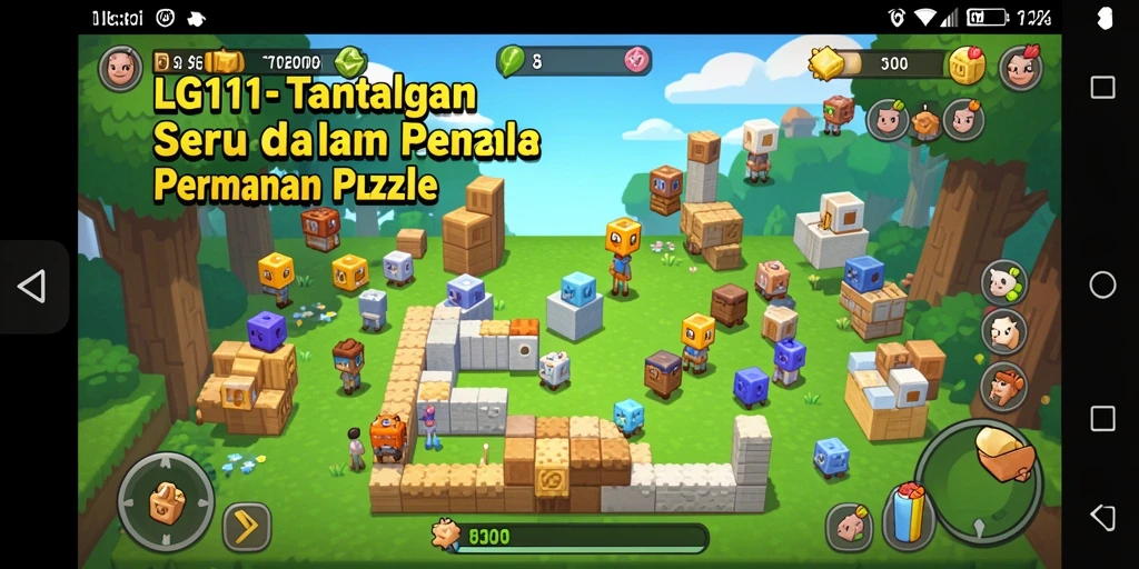 Gambaran gameplay seru dari LG111 yang menampilkan tantangan puzzle.