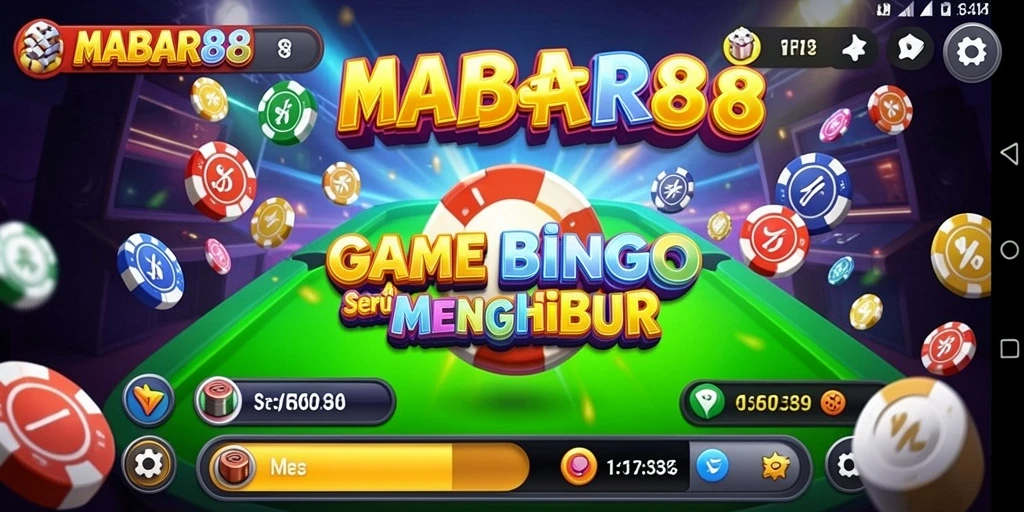 Gameplay seru MABAR88 dengan suasana Bingo yang menantang.