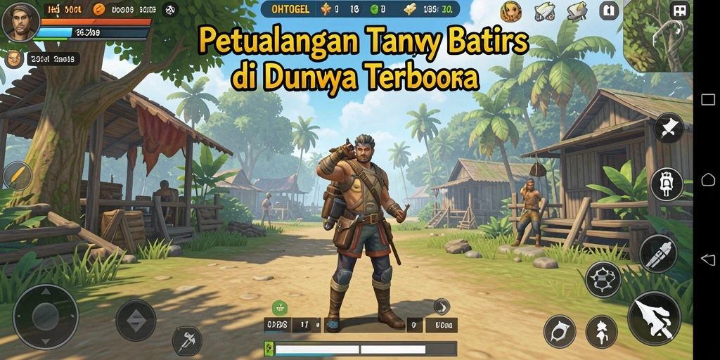 Tampilan gameplay OHTOGEL dengan aksi petualangan terbuka yang mendebarkan.