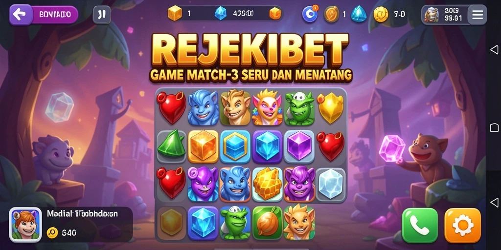Tampilan gameplay seru dari REJEKIBET, penuh warna dan tantangan.