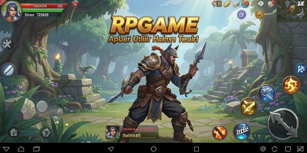Tampilan antarmuka RPGAME yang sederhana dan fungsional.