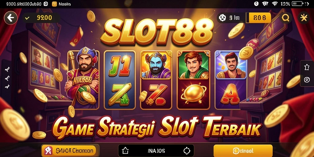 Menampilkan gameplay seru dalam SLOT88 dengan elemen slot dan strategi.