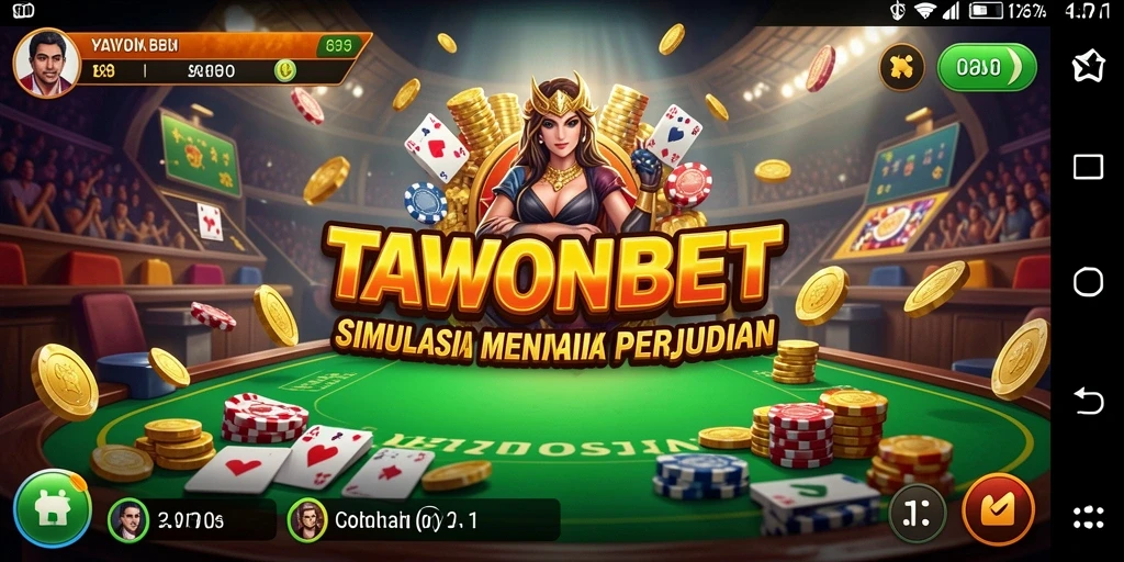 Tampilan gameplay TAWONBET yang menegangkan dan menyenangkan.