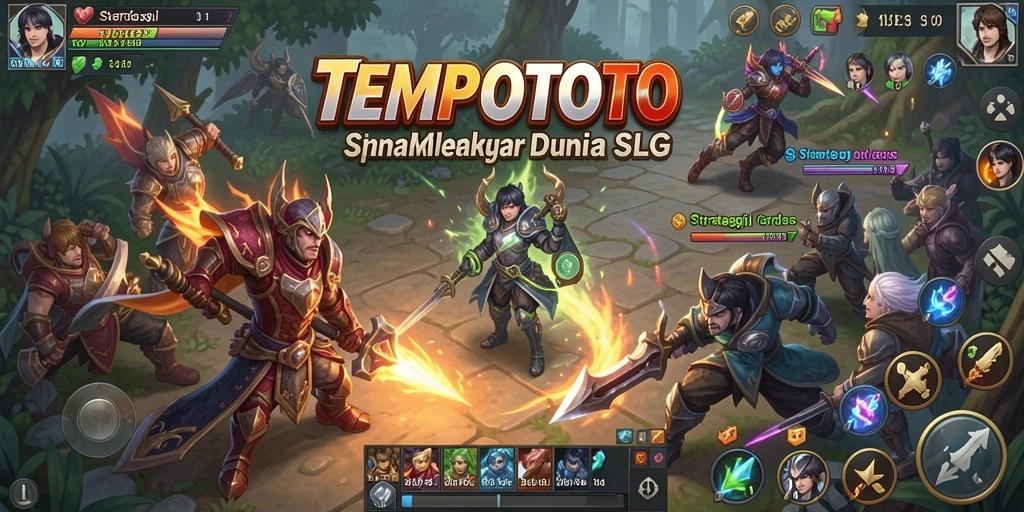Tampilan gameplay menarik di dunia strategi TEMPOTOTO.