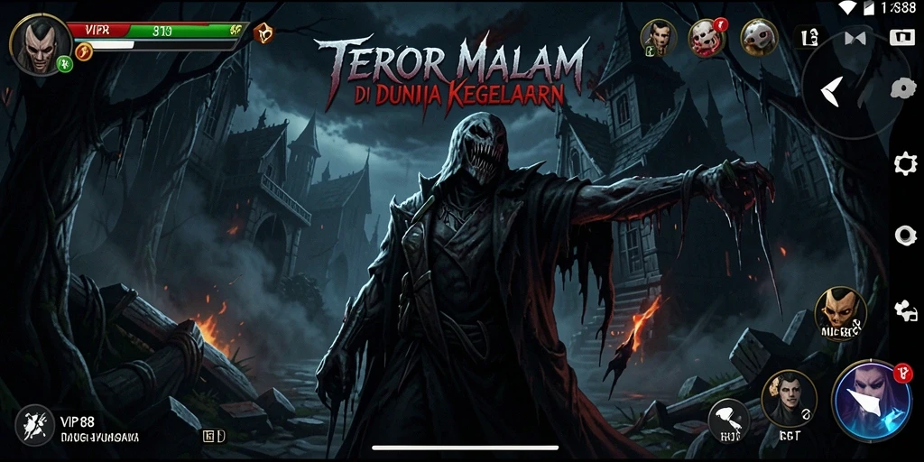 Gameplay menegangkan yang menampilkan kehadiran hantu.